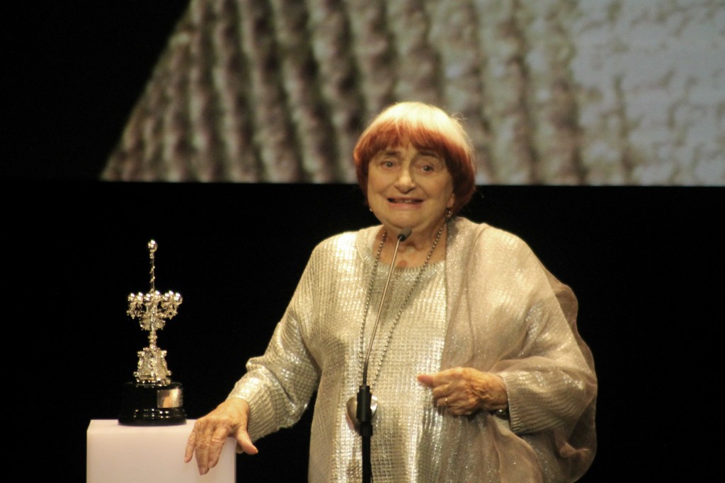 Agnès Varda recoge el Premio Donosti a toda una carrera © Javier G. Godoy